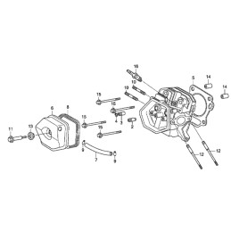 Honda gx270 gx390 valve guide 12205 ze2 305