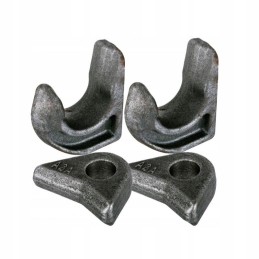 Loader bucket hook, set of 2 bolts