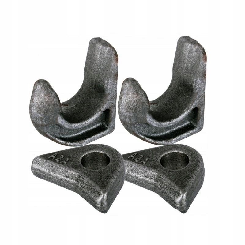 Loader bucket hook, set of 2 bolts