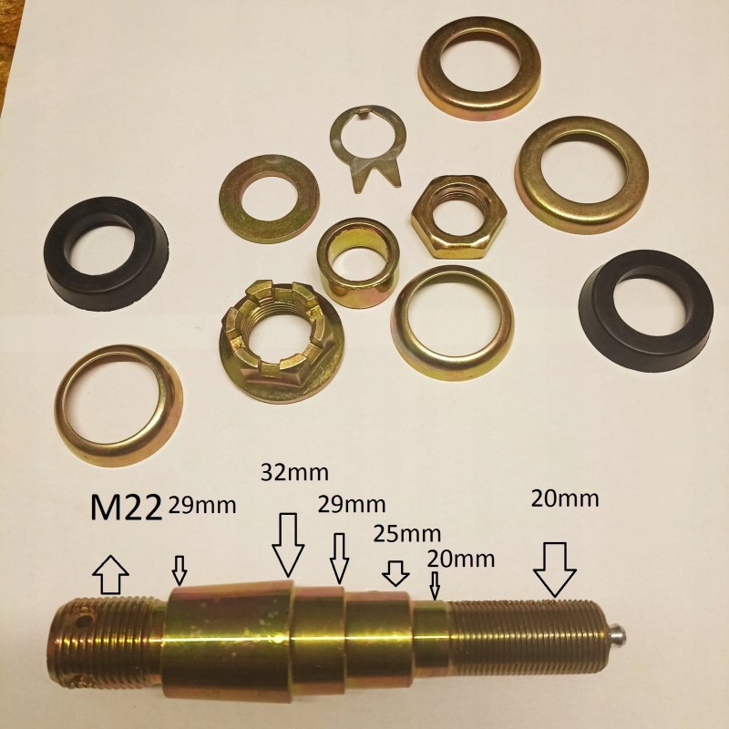 Power steering actuator pin mtz f503405101
