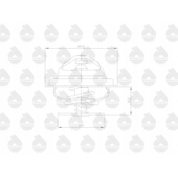 Thermostat C 385 6 cylinder original Ursus