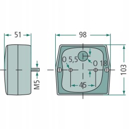 Rear combination lamp 4552se 998530061