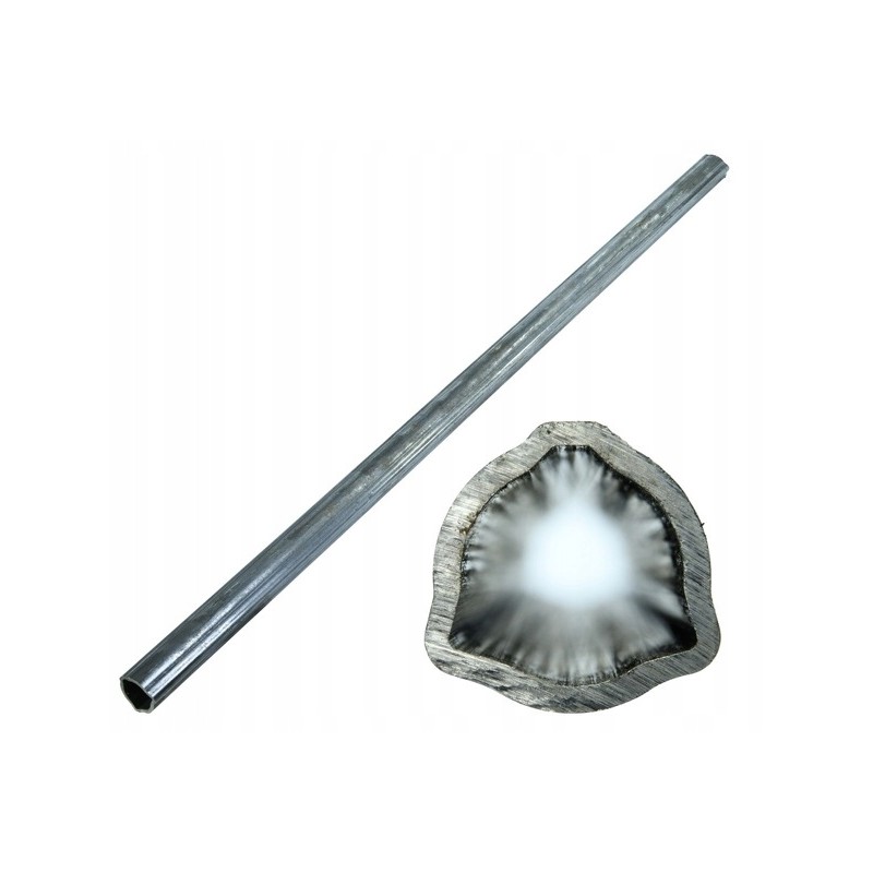 Triangular PTO pipe 36x3 4mm l 100cm internal external