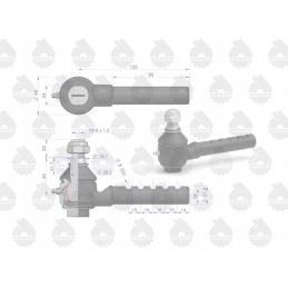 Warynski 50835662 ball and slip joint c360