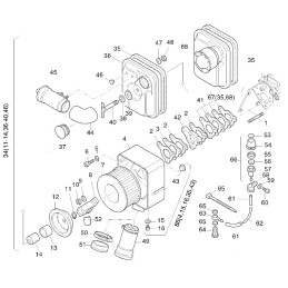 Hatz 1d81 1d90 filter housing gasket 04006300