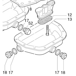 Hatz series 1d oil cap gasket 50001600