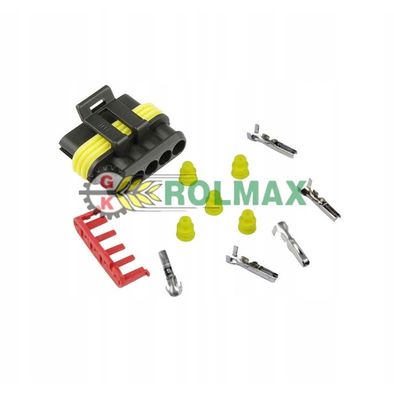 Amp superseal 5 pin counter connector, bag bz