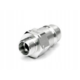 Hydraulic quick connector, Euro plug M18x1, 5 threads