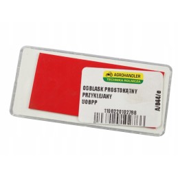 Rectangular reflector glued uobpp