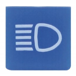 High beam reflector symbol