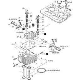 Hatz L series valve seal 50284800