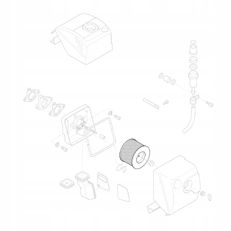 Hatz 50484100 air filter 1b40 1b50