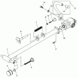 Wacker dpu bpu drawbar shock absorber 0043233