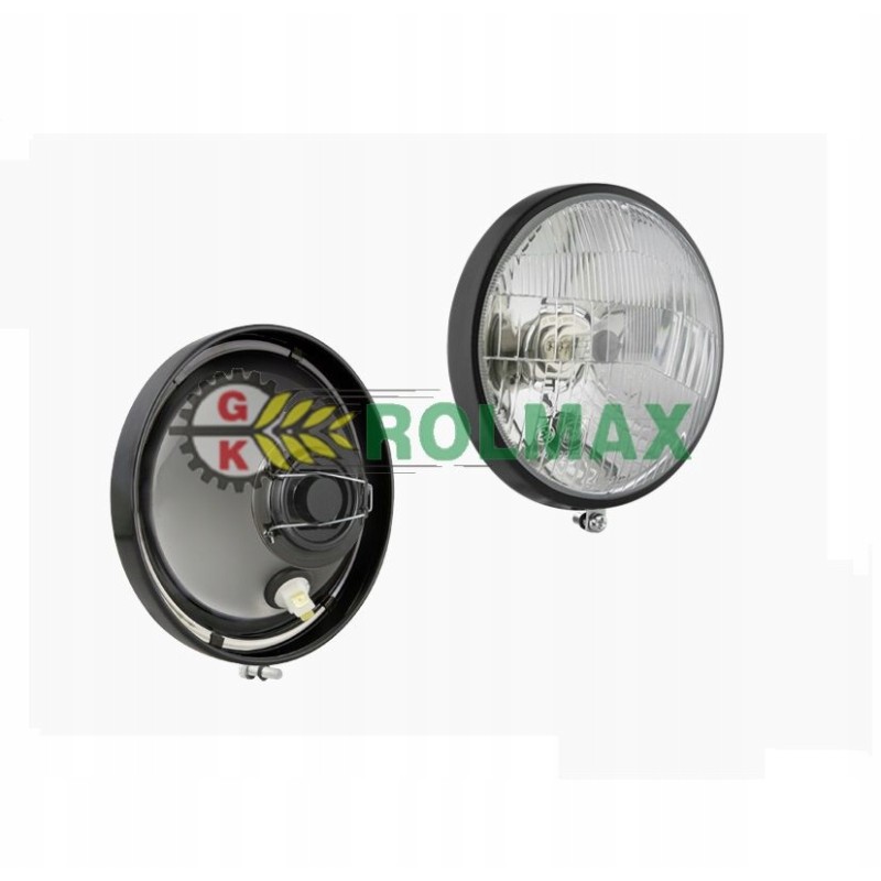 Optical element type h4 fi150 with metal frame