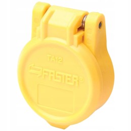 Yellow hydraulic socket dust cover