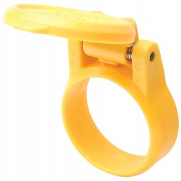 Yellow hydraulic socket dust cover