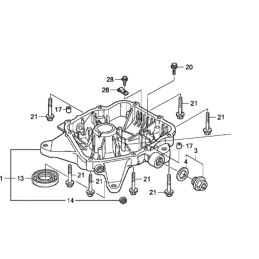 Honda gxv530 gcv530 shaft oil seal 91202 z0a 003