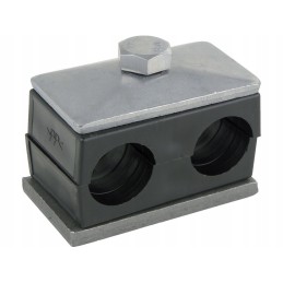 RS double polyethylene pipe clamp, set Stauf