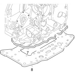 Hatz 1d41 1d81 bottom plate gasket 03795100