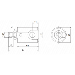 Angle swivel hydraulic connector ggl 1 2 hydrolider