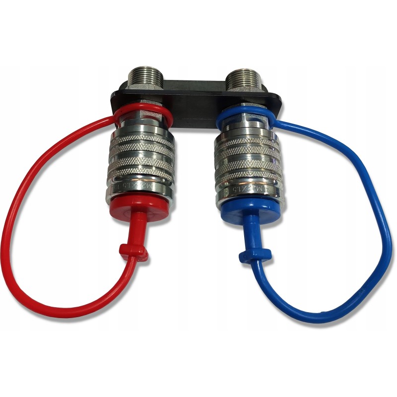 Set of board with 2x M22 euro socket quick connectors