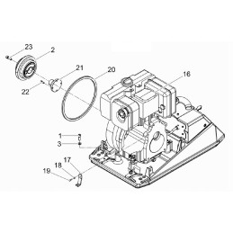 Wacker 0058551 dpu bpu clutch sleeve