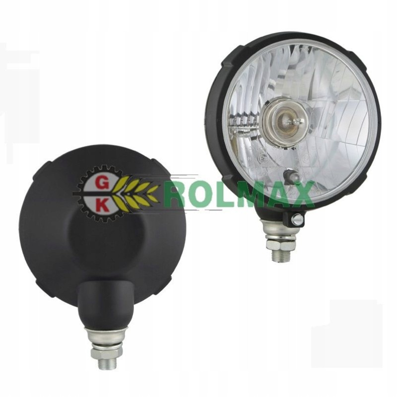 H4 R2 type headlight in a plastic housing