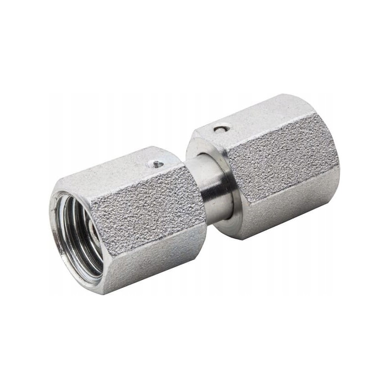 Straight connector with nuts m12x1 5 6l