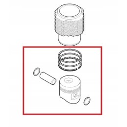 Hatz 1d81 piston complete std 3 5mm 01313542