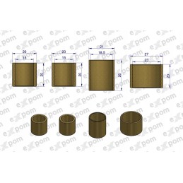 Set of starter bushings r 7 4 pcs expom eu