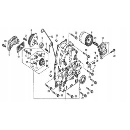 Honda gx610 gx620 shaft oil seal 91202 zj1 841