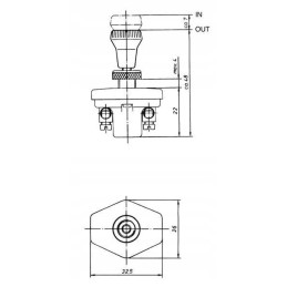 The switch is pulled out