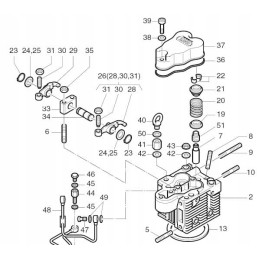Hatz 2g40 head gasket 0 8 03793000