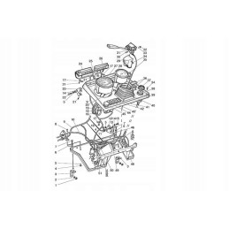Keyboard switch for lights mtz p147m0429