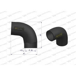 Radiator hose elbow 3132719r1 Warynski