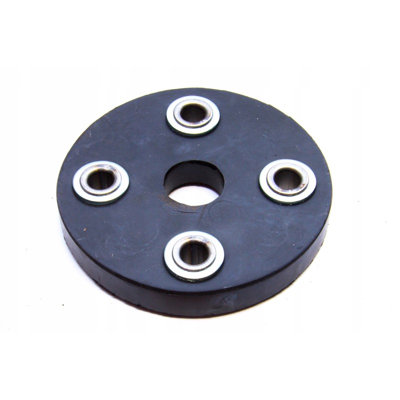 Rubber disc, ferruled, diameter 150 mm, 4 holes, rcw 3