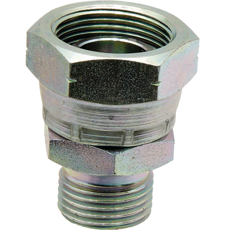 Straight hydraulic fitting 1 4 inch x m14x1 5