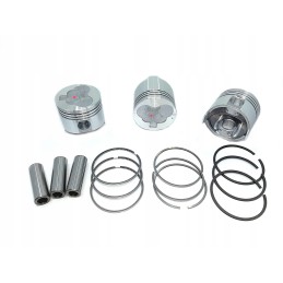 Set of pistons and rings for Mitsubishi L3E
