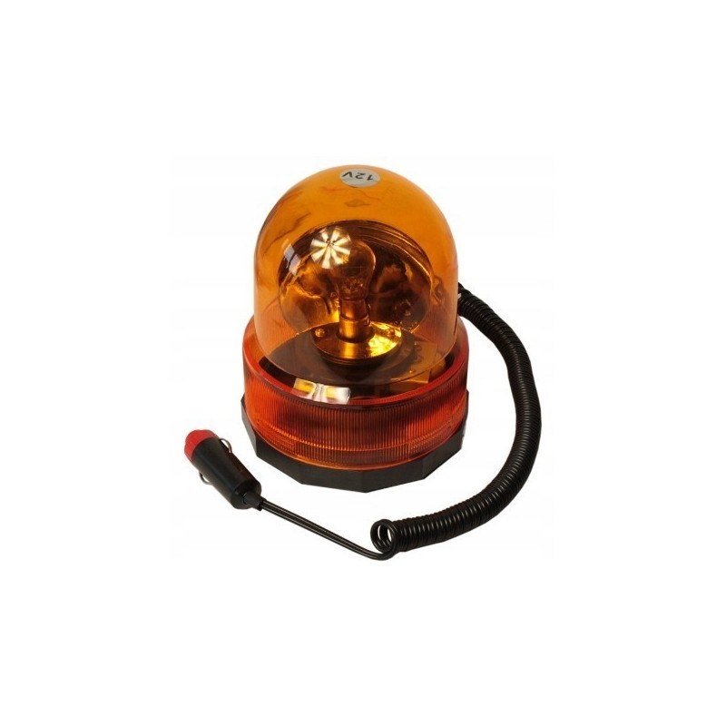 24v rotating lamp with a magnet, plug included