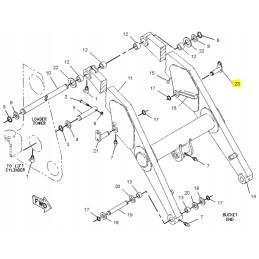 Lift Cat 428d Arm Pin 9R9373