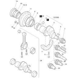 Hatz 1d41 1d42 1d50 shaft plug 50345800