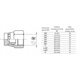 Plug, hydraulic plug, 3 8 BSP thread