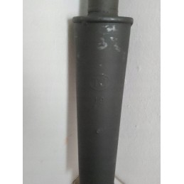 Round short painted muffler c 330 c 328 flap