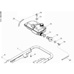 Wacker BS rammers fuel nozzle seal 0053577
