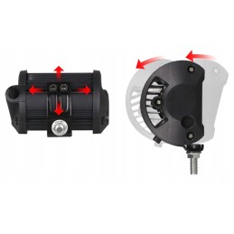 Led 90w halogen searchlight work lamp 10 12 24 30v set of 2