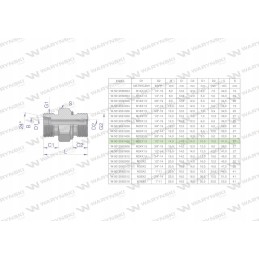 Hydraulic connection bb m22x1 5 x 1 2 Warynski
