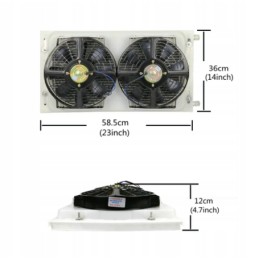 Universal 12v 24v excavator air conditioning kit