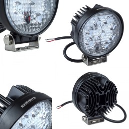 LED work lamp Cree 27W 60 round ein