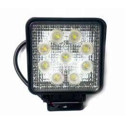 9 LED work halogen lamp 27w 2200lm
