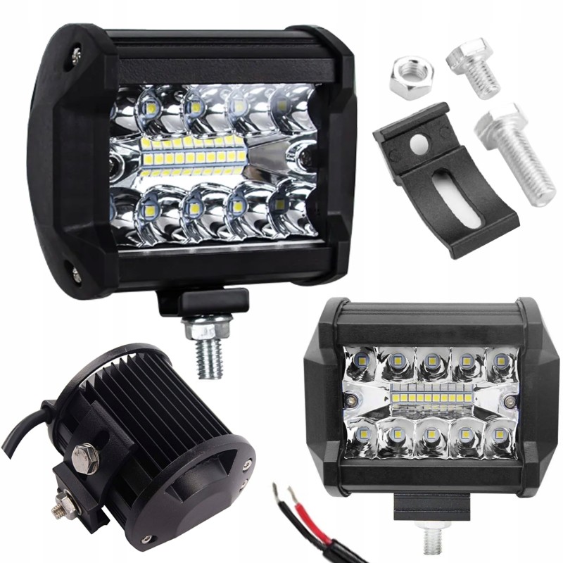 Led 90w halogen searchlight work lamp 10 12 24 30v